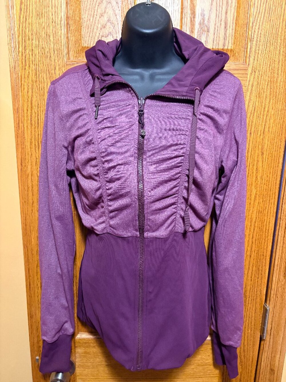 Lululemon Reversible Hooded Jacket | Size 10 | Purple Full Zip Athletic Jacket